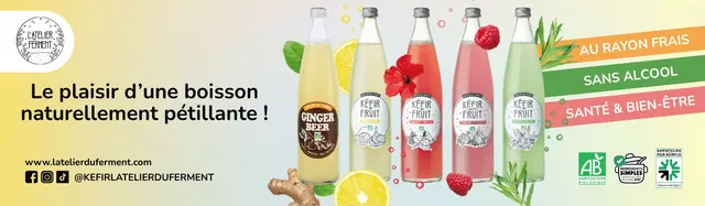 L'ATELIER DU FERMENT (Kefir de fruits), producteur partenaire du Comptoir